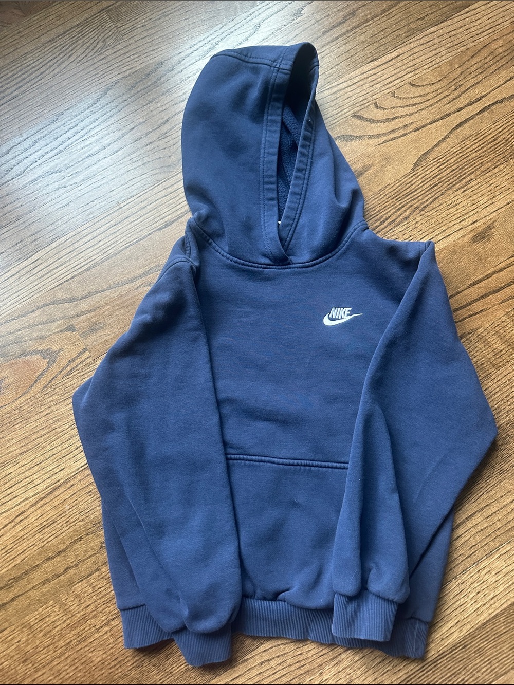 Kids navy Nike hoodie
